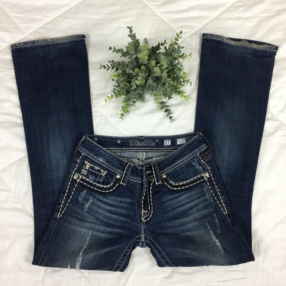 Miss Me Distressed Bootcut JPS501417R Denim 27